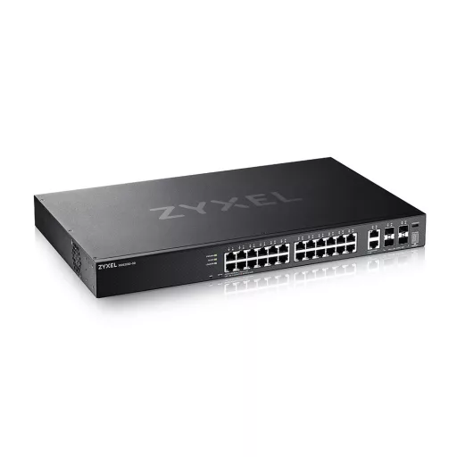 Zyxel XGS2220-30 Vezérelt L3 Gigabit Ethernet (10/100/1000) Fekete