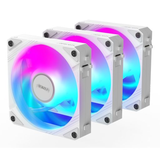 GIGABYTE AORUS EZ CHAIN FAN 120 ICE Alaplap Ventilátor 12 cm Fehér 1 db