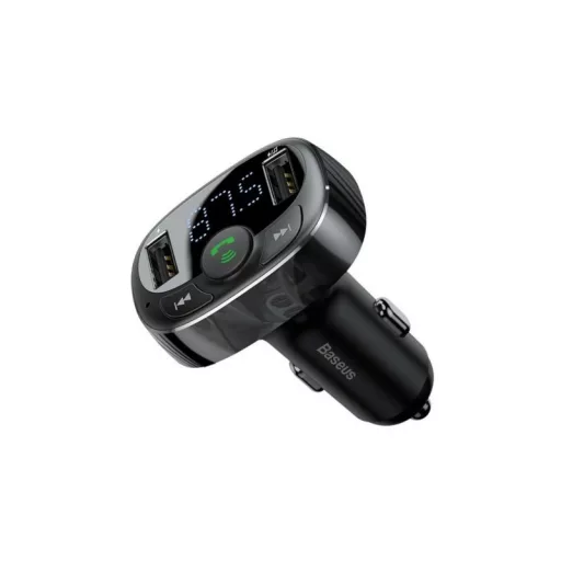 Baseus CCMT000001 FM adó 87,5 - 108 MHz Bluetooth/USB Fekete