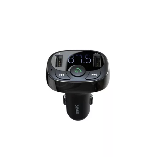 Baseus CCMT000001 FM adó 87,5 - 108 MHz Bluetooth/USB Fekete