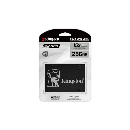 Kingston Technology KC600 256 GB 2.5" Serial ATA III 3D TLC