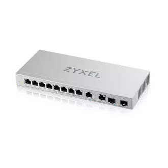   Zyxel XGS1010-12-ZZ0102F hálózati kapcsoló Beállítást nem igénylő (unmanaged) Gigabit Ethernet (10/100/1000) Szürke