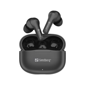   Sandberg 126-51 fejhallgató és headset True Wireless Stereo (TWS) Hallójárati Zene/általános Bluetooth Fekete