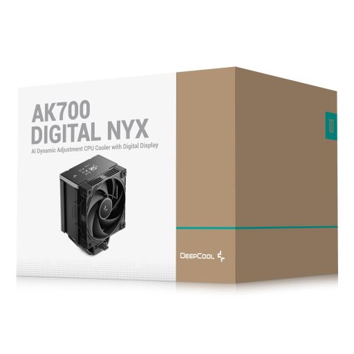 DeepCool AK700 Digital NYX Processzor Hűtő 12 cm Fekete 1 db