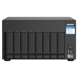   QNAP TS-832PX NAS Tower Annapurna Labs AL324 4 GB DDR4 0 TB QNAP Turbo System Alumínium, Fekete