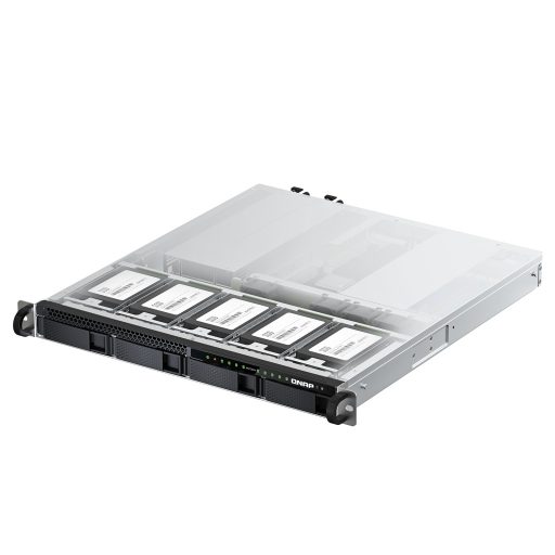 QNAP TS-h987XU-RP NAS Rack (1U) Intel Xeon E E-2334 16 GB DDR4 QuTS hero Fekete, Ezüst