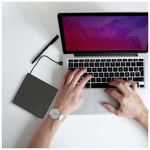 Qoltec 51858 optikai meghajtó DVD-RW Fekete