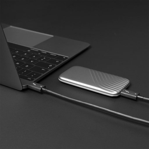 Lindy 31120 Thunderbolt kábel 1 M 40 Gbit/s Fekete