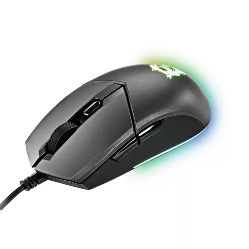 MSI Clutch GM11 egér Játék Balkezes USB A típus Optikai 5000 DPI