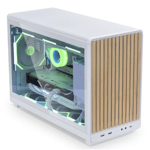 Lian Li A3-mATX Micro Tower Fehér, Fa