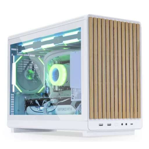 Lian Li A3-mATX Micro Tower Fehér, Fa
