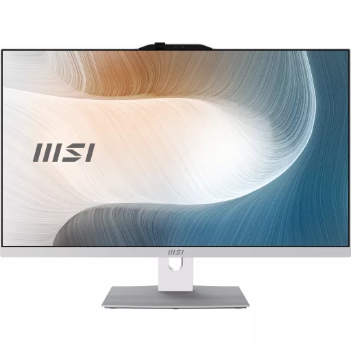 MSI Modern AM242P 1M-1873AT Intel Core 3 100U 60,5 cm (23.8") 1920 x 1080 pixelek All-in-One számítógép 16 GB DDR5-SDRAM 256 GB SSD Windows 11 Home Wi-Fi 6E (802.11ax) Fehér
