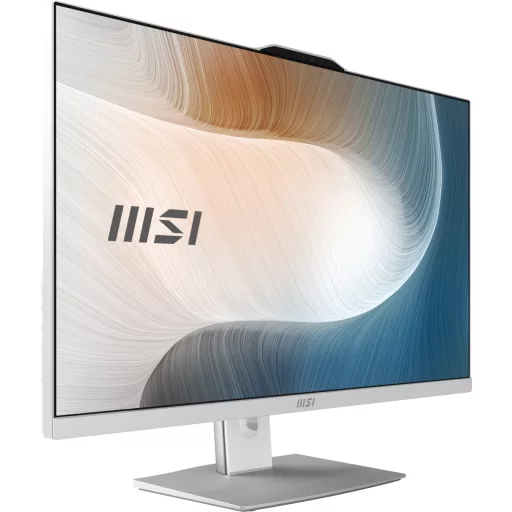 MSI Modern AM242P 1M-1873AT Intel Core 3 100U 60,5 cm (23.8") 1920 x 1080 pixelek All-in-One számítógép 16 GB DDR5-SDRAM 256 GB SSD Windows 11 Home Wi-Fi 6E (802.11ax) Fehér