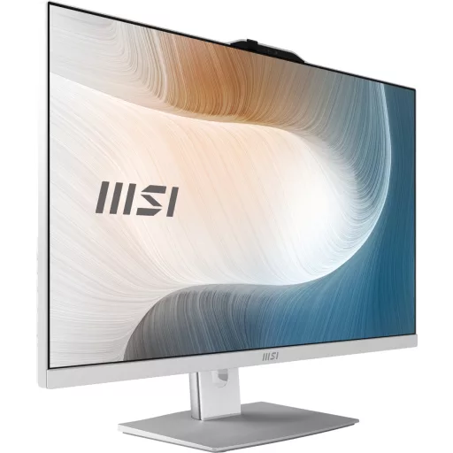 MSI Modern AM242P 1M-1873AT Intel Core 3 100U 60,5 cm (23.8") 1920 x 1080 pixelek All-in-One számítógép 16 GB DDR5-SDRAM 256 GB SSD Windows 11 Home Wi-Fi 6E (802.11ax) Fehér