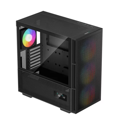 DeepCool CH560 DIGITAL Midi Tower Fekete