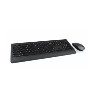   Lenovo 4X30H56829 billentyűzet Egér mellékelve Univerzális Vezeték nélküli RF QWERTY Amerikai angol Fekete