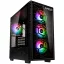 Kolink Observatory Y AMD SE ARGB Midi Tower Fekete, Átlátszó