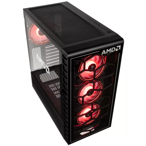 Kolink Observatory Y AMD SE ARGB Midi Tower Fekete, Átlátszó