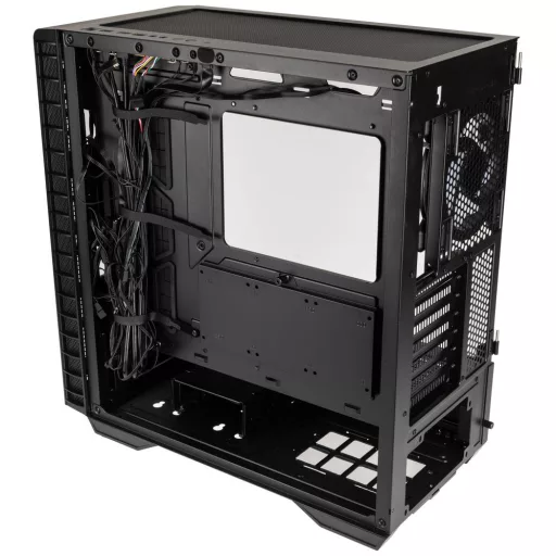 Kolink Observatory Y AMD SE ARGB Midi Tower Fekete, Átlátszó