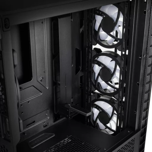 Kolink Observatory Y AMD SE ARGB Midi Tower Fekete, Átlátszó