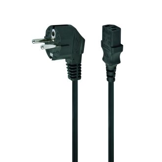   Gembird PC-186-VDE-3M power cord with VDE approval 3 meter Fekete