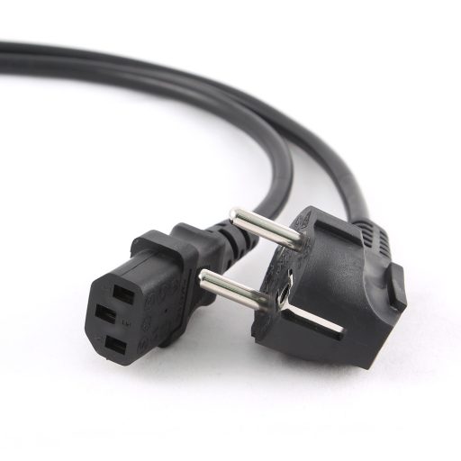 Gembird PC-186-VDE-3M power cord with VDE approval 3 meter Fekete