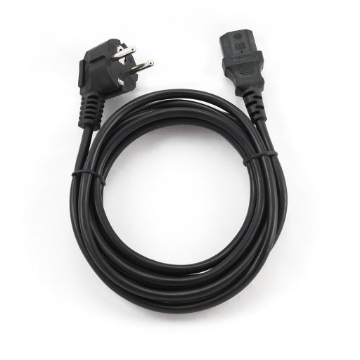 Gembird PC-186-VDE-3M power cord with VDE approval 3 meter Fekete