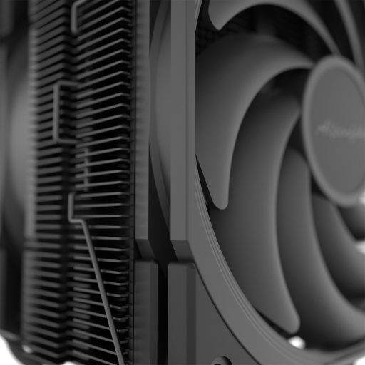 Alpenföhn Brocken 4 Max Processzor Hűtő 12 cm Fekete 1 db