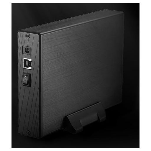 Axagon EE35-XA3 tárolóegység burkolat HDD ház Fekete 3.5"