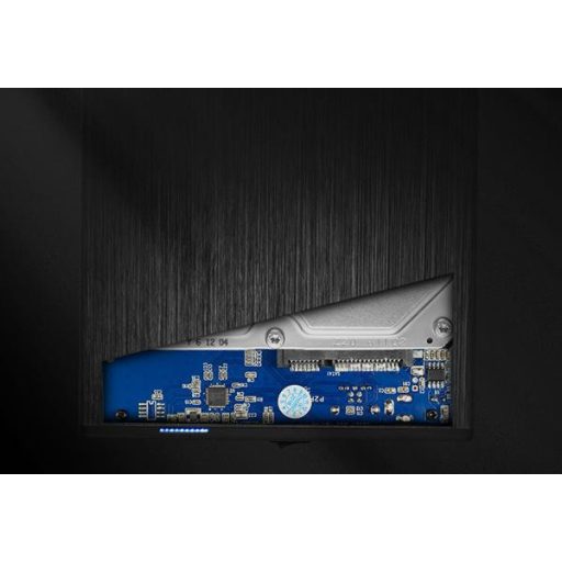 Axagon EE35-XA3 tárolóegység burkolat HDD ház Fekete 3.5"