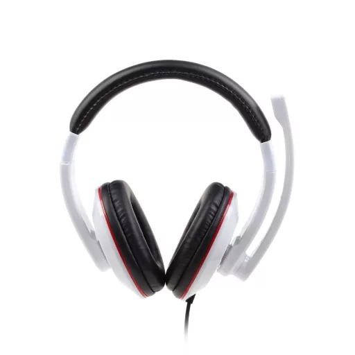 Gembird MHS-001-GW fejhallgató és headset Vezetékes Fejpánt Hívás/zene Fehér