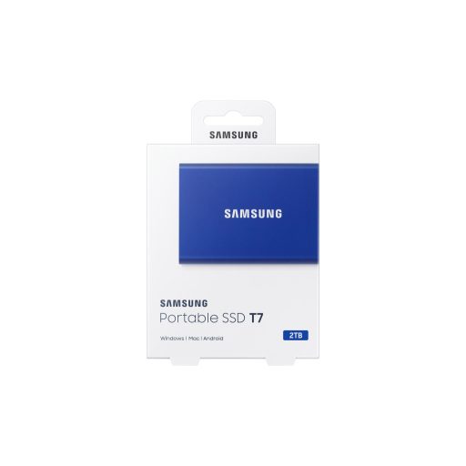 Samsung Portable SSD T7 2 TB USB C-típus 3.2 Gen 2 (3.1 Gen 2) Kék