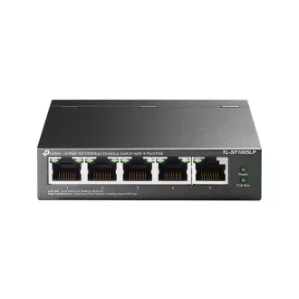   TP-Link TL-SF1005LP hálózati kapcsoló Beállítást nem igénylő (unmanaged) Fast Ethernet (10/100) Ethernet-áramellátás (PoE) támogatása Fekete