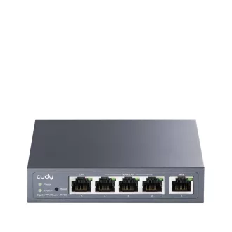   Cudy Gigabit Multi-WAN VPN Router vezetékes router Fast Ethernet, Gigabit Ethernet Szürke
