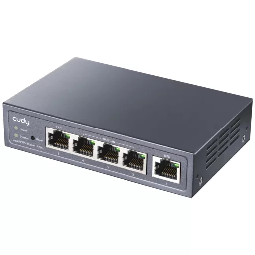 Cudy Gigabit Multi-WAN VPN Router vezetékes router Fast Ethernet, Gigabit Ethernet Szürke