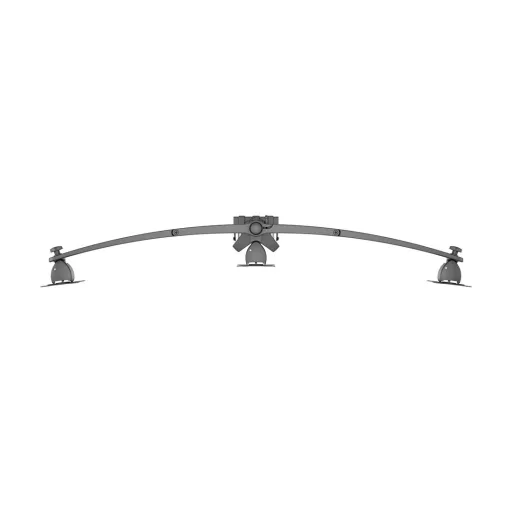Multibrackets 0372 asztali TV konzol 61 cm (24") Fekete