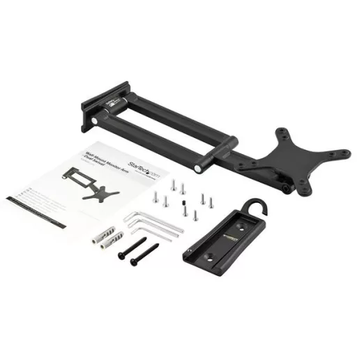 StarTech.com ARMWALLDS asztali TV konzol 68,6 cm (27") Fali Fekete