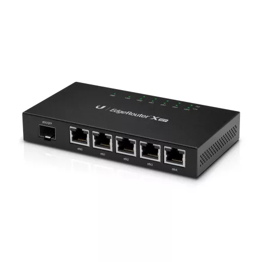 Ubiquiti EdgeRouter X SFP vezetékes router Gigabit Ethernet Fekete