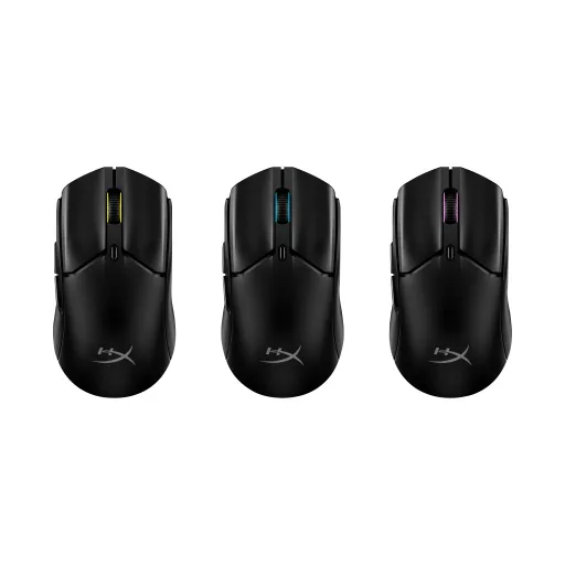 HyperX Pulsefire Haste 2 Mini Wireless Black Gaming Mouse egér Játék Kétkezes RF Wireless + Bluetooth + USB Type-A Optikai 26000 DPI