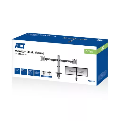 ACT AC8336 asztali TV konzol 81,3 cm (32") Ezüst