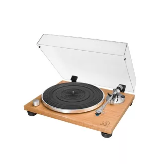   Audio-Technica AT-LPW30TK Szíj általi meghajtással működő lemezjátszó Fa Kézi