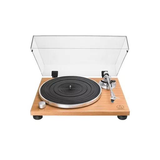 Audio-Technica AT-LPW30TK Szíj általi meghajtással működő lemezjátszó Fa Kézi