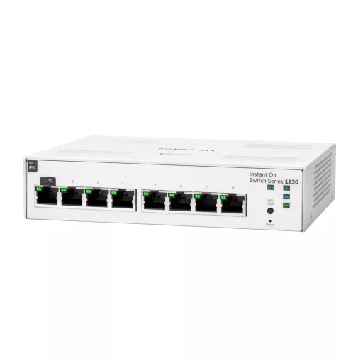 HPE Aruba Networking Networking Instant On Switch 8p Gigabit 1830 Vezérelt L2 Gigabit Ethernet (10/100/1000)