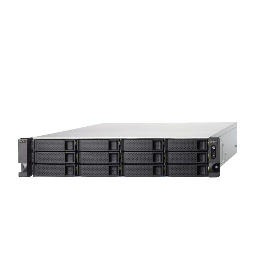 QNAP TS-H1886XU-RP-R2 NAS Rack (3U) Intel® Xeon® D D-1622 32 GB DDR4 0 TB QuTS hero Fekete, Szürke