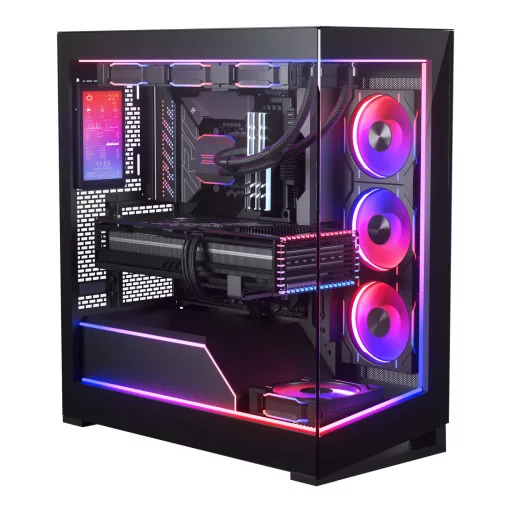 Phanteks PH-HRLCD_BK01 számítógépház alkatrész Univerzális LCD panel kit