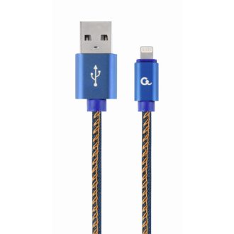 Cablexpert CC-USB2J-AMLM-1M-BL Lightning kábel Kék