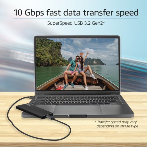 ACT AC1605 tárolóegység burkolat Külső SSD ház Fekete M.2