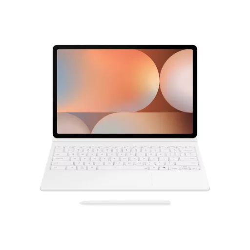 Samsung EF-DX825 QWERTZ Német Pogo Pin Fehér
