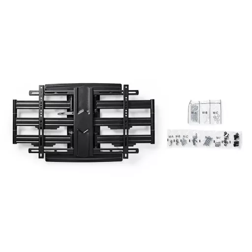Nedis TVWM6551BK asztali TV konzol 2,03 M (80") Fali Fekete