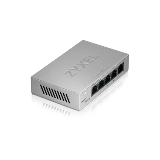 Zyxel GS1200-5 Vezérelt Gigabit Ethernet (10/100/1000) Ezüst